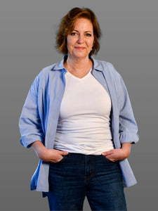 Temperature Regulating Menopause Shirt, V-Neck